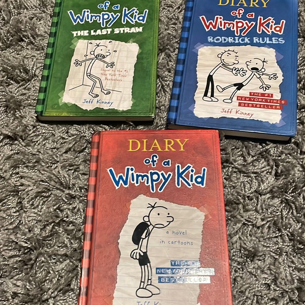 Diary of a wimpy kid 1 2 and 3